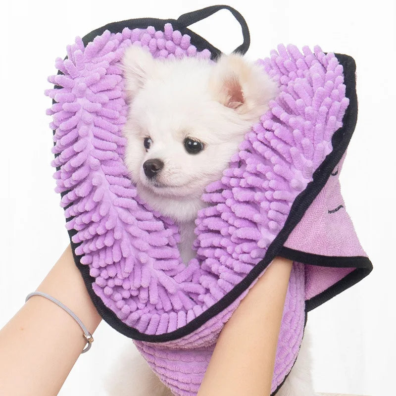 Transform Bath Time for Your Pet with the Super Absorbent Microfiber Pet Towel